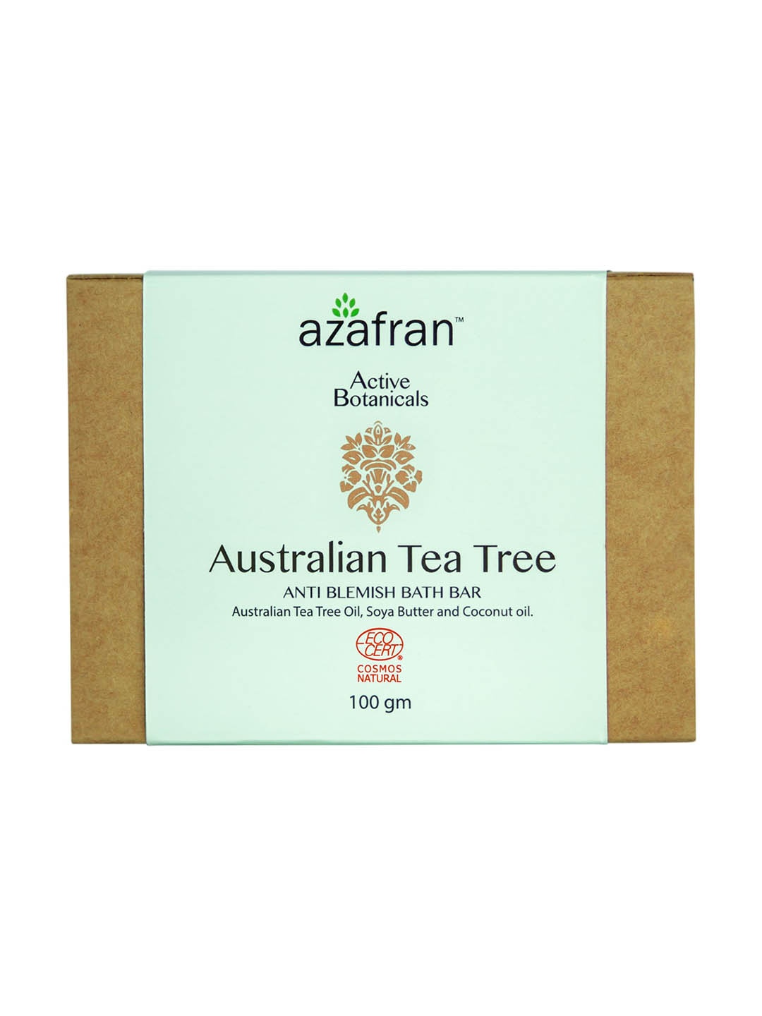 

Azafran Australian Tea Tree Anti-Blemish Soaps with Coconut Oil - 100 g, Green