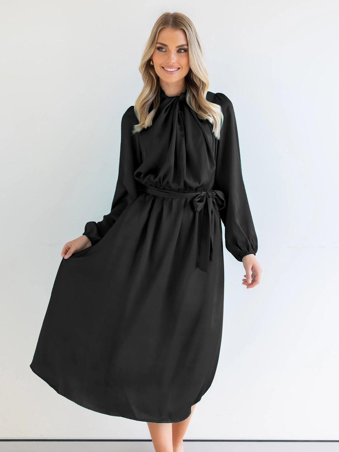 

StyleCast Drop-Waist Maxi Dress, Black