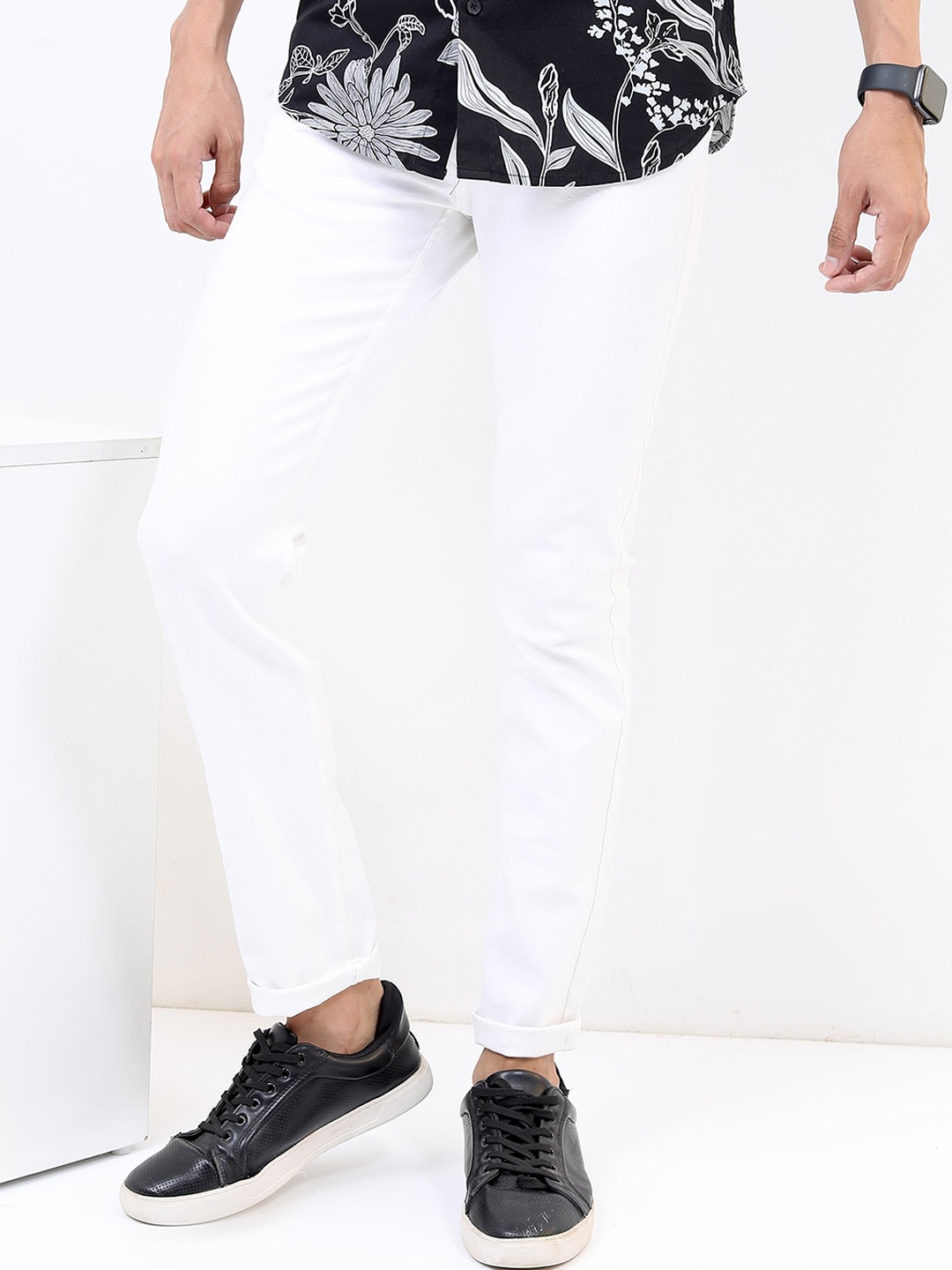 

KETCH Men White Slim Fit Stretchable Jeans