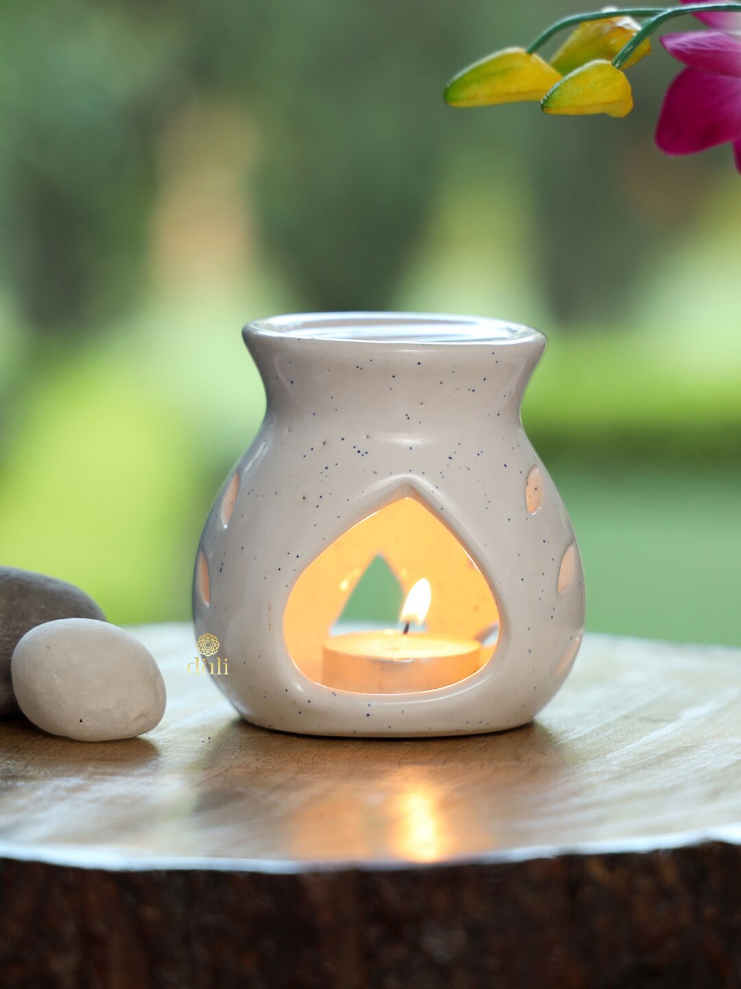 

DULI White Ceramic Candle Holder