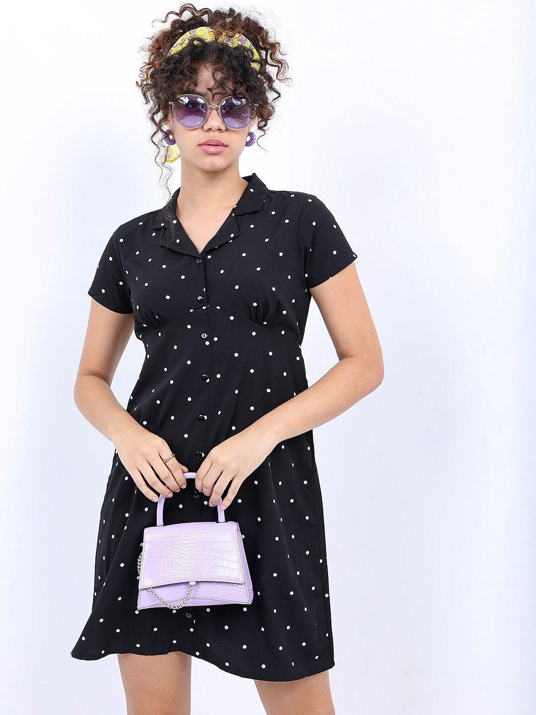 

KETCH Black Shirt Mini Dress