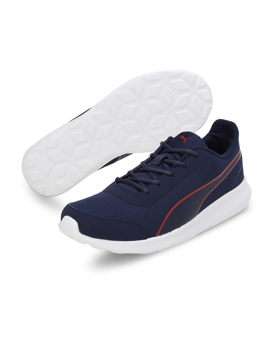 

Puma Men Dazzler Woven Design Sneakers, Navy blue