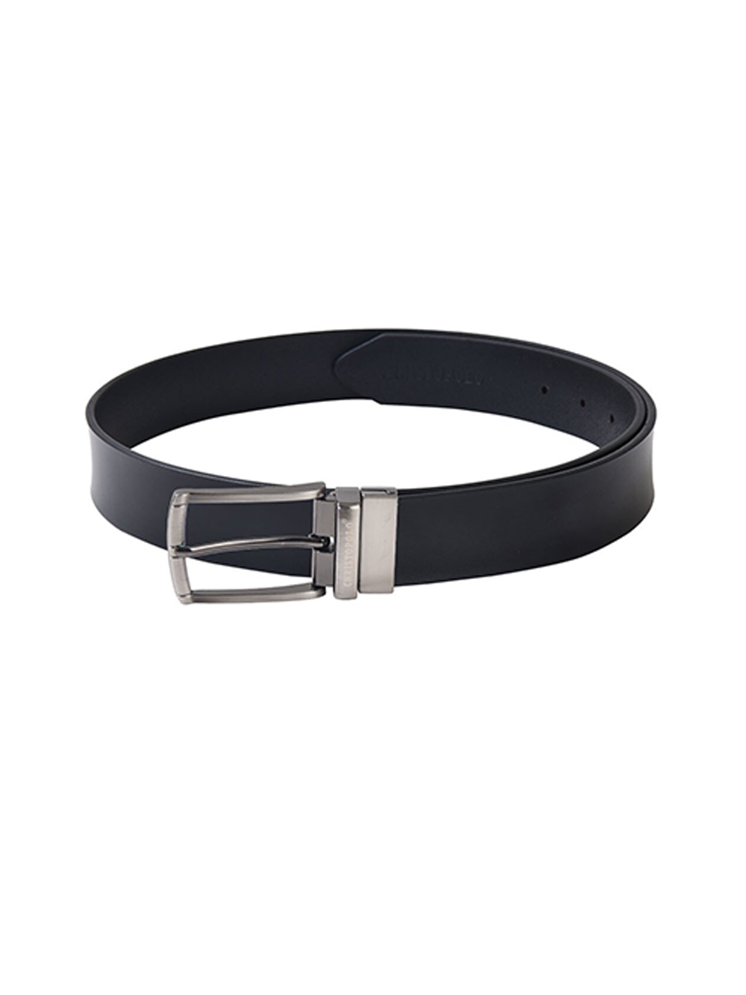 

CHRISTOPOLO Men Black Leather Formal Belt