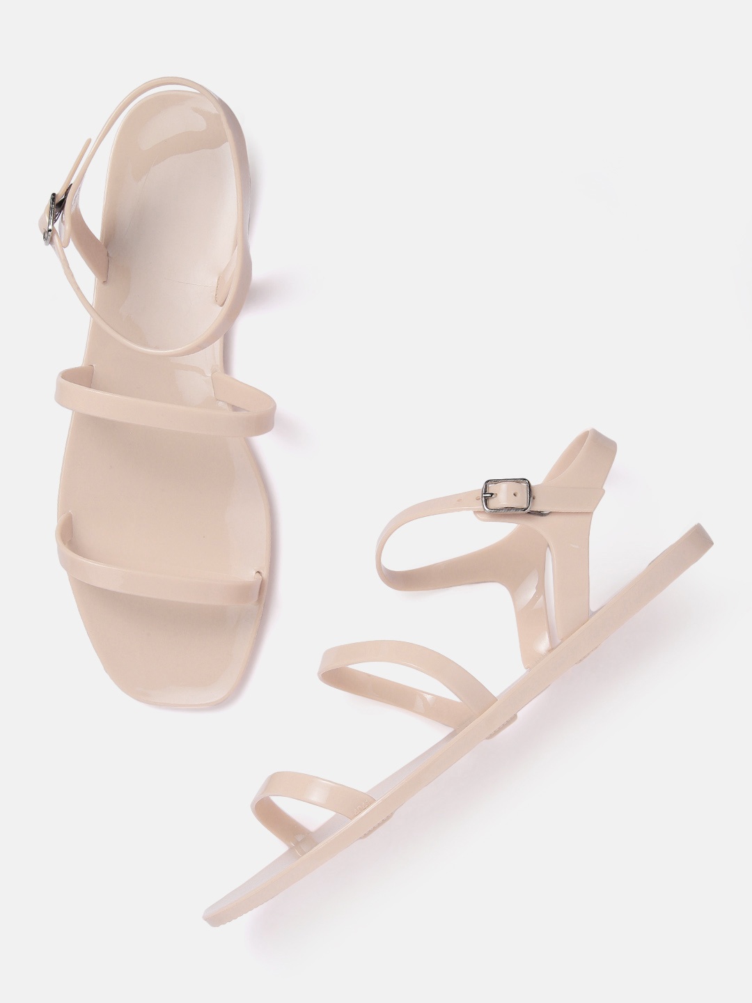 

DOROTHY PERKINS Women Open Toe Flats, Cream