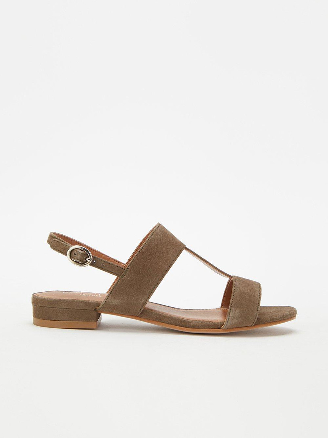 

DOROTHY PERKINS Brown Solid Block Sandals