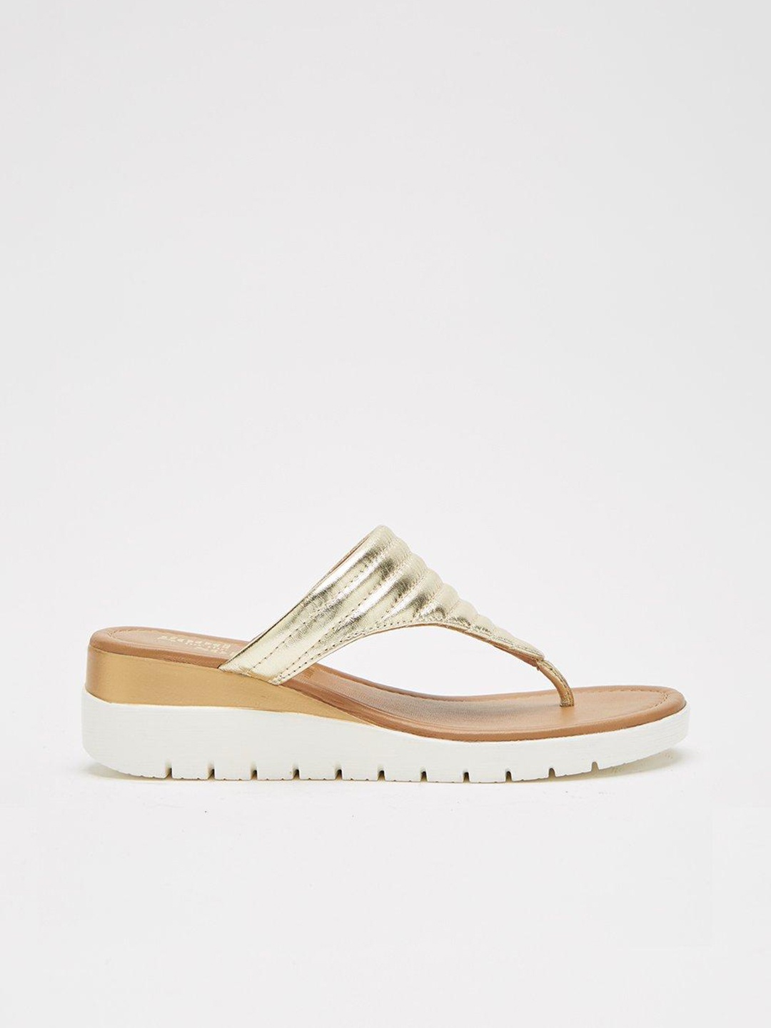 

DOROTHY PERKINS Gold-Toned Platform Sandals