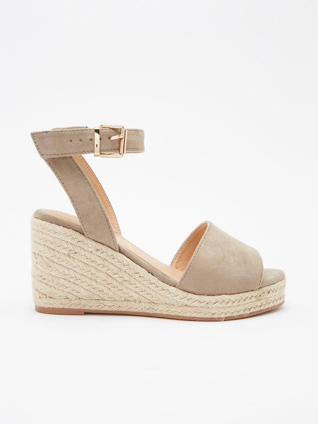 

DOROTHY PERKINS Beige High-Top Wedge Sandals