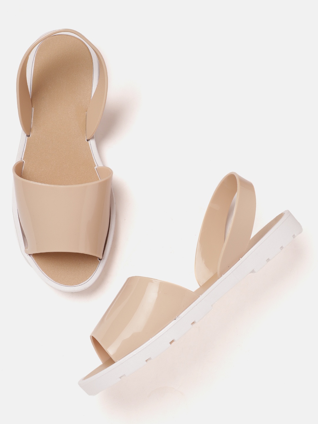 

DOROTHY PERKINS Women Open Toe Flats, Nude