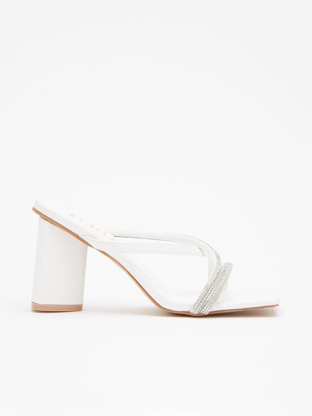 

DOROTHY PERKINS Embellished Block Heels, White