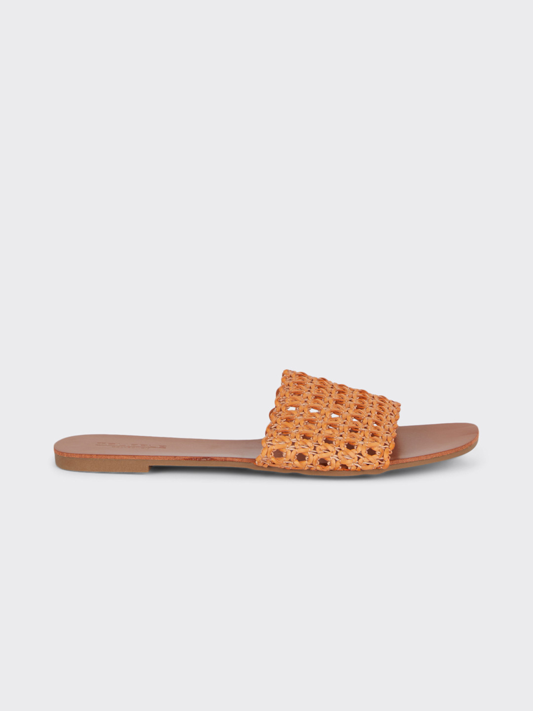 

DOROTHY PERKINS Women Woven Design Open Toe Flats, Orange
