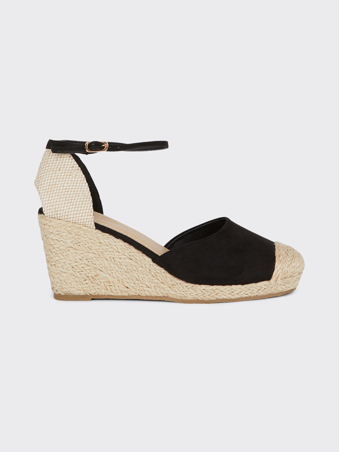 

DOROTHY PERKINS Colourblocked Wedge Heel Mules, Black