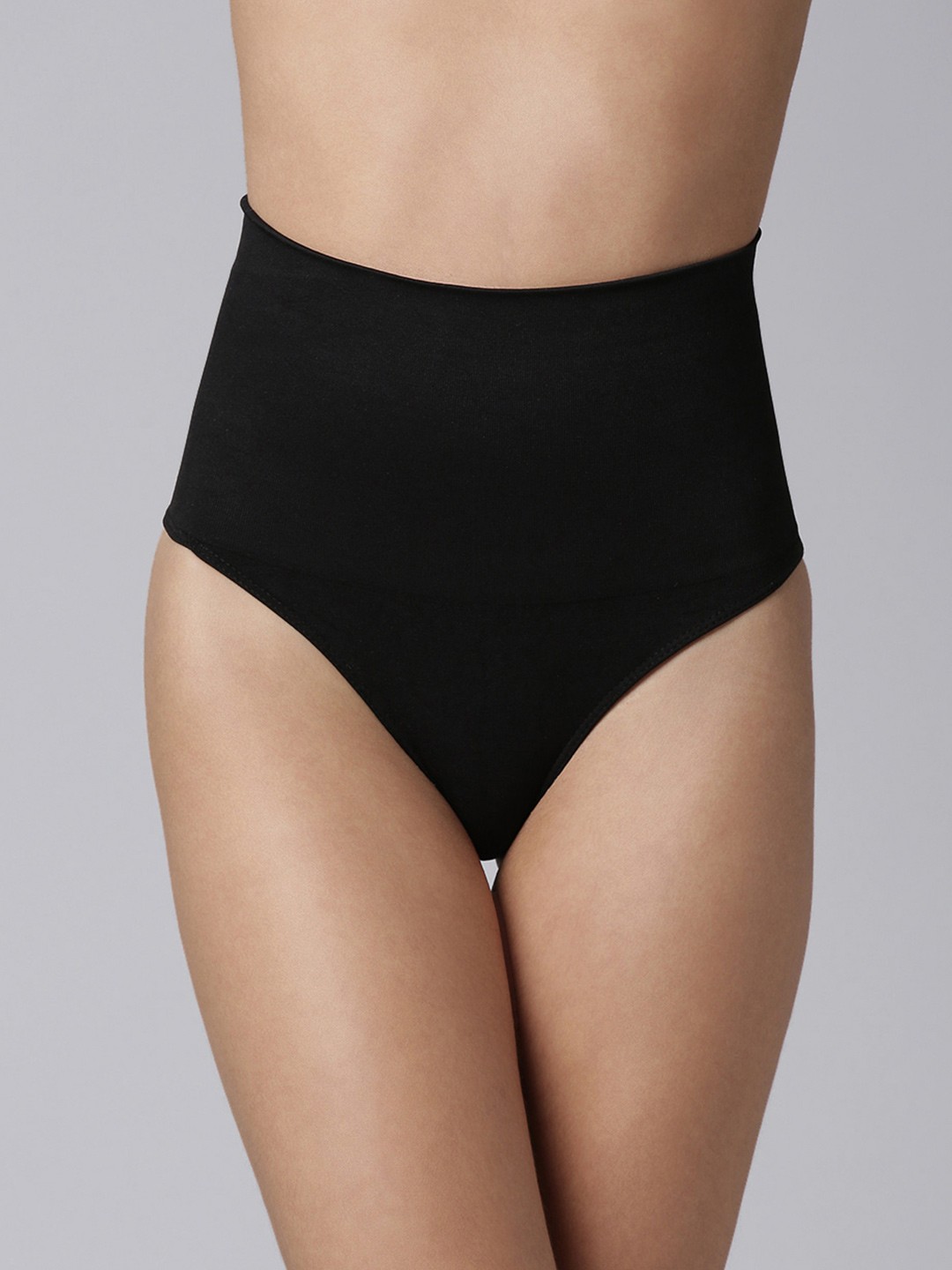 

miorre Women Solid Shaper Brief, Black