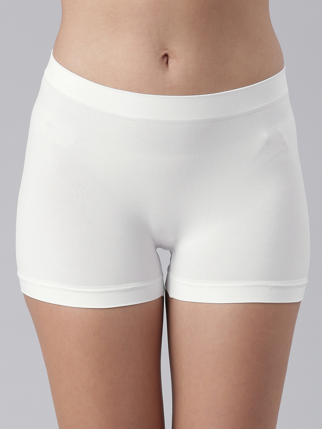 

miorre Women Solid Shaper Brief, White