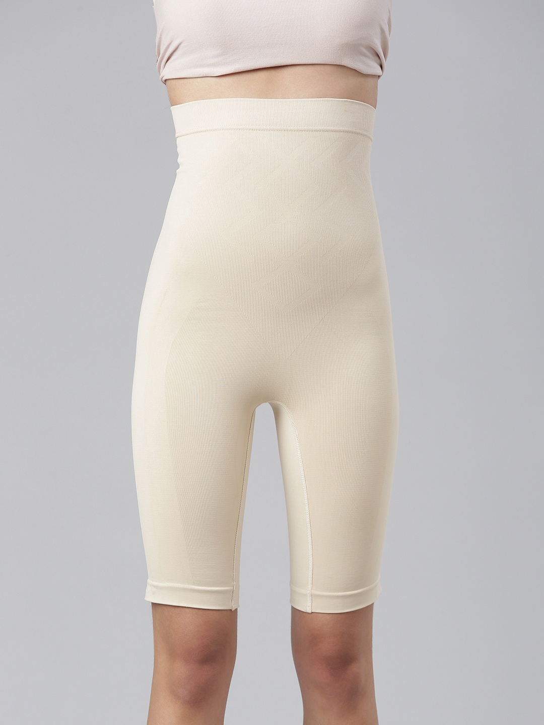 

miorre Women Solid Tummy & Thigh Shaper, Nude