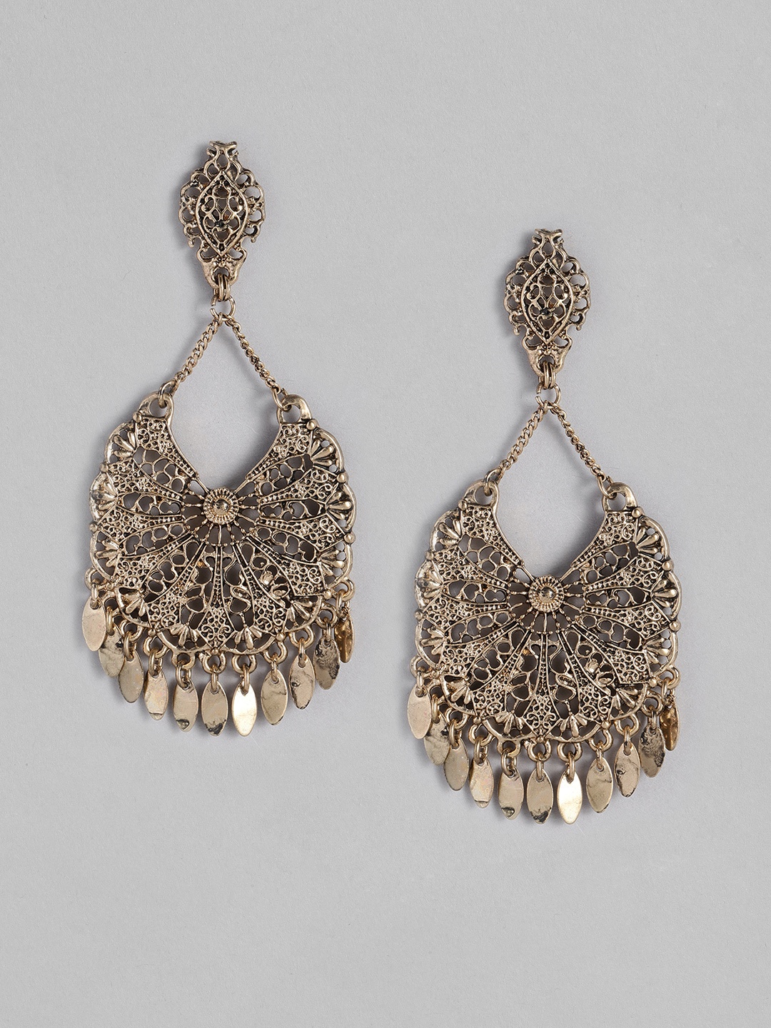 

Sangria Antique Contemporary Drop Earrings, Gold