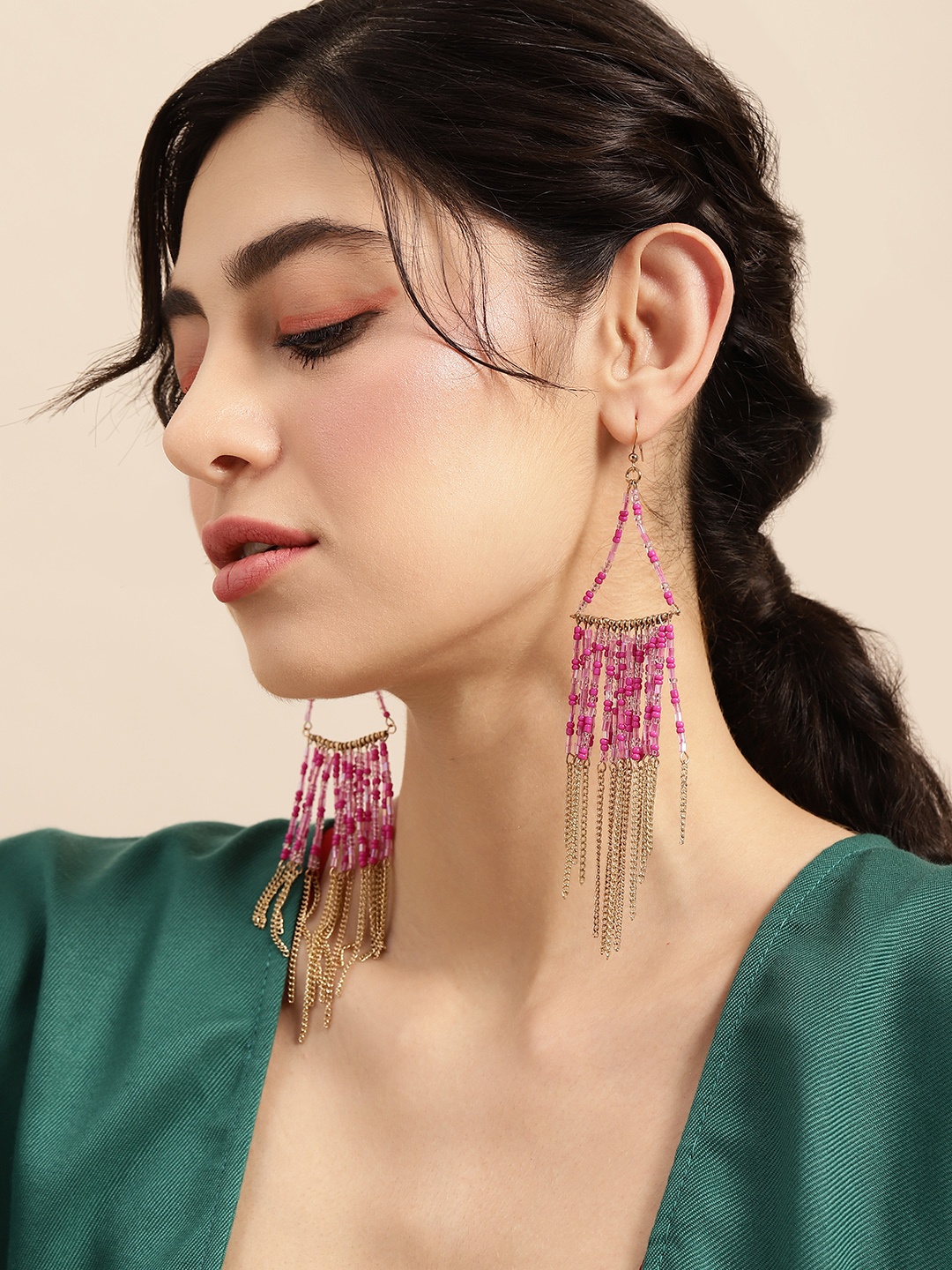

Sangria Contemporary Drop Earrings, Gold