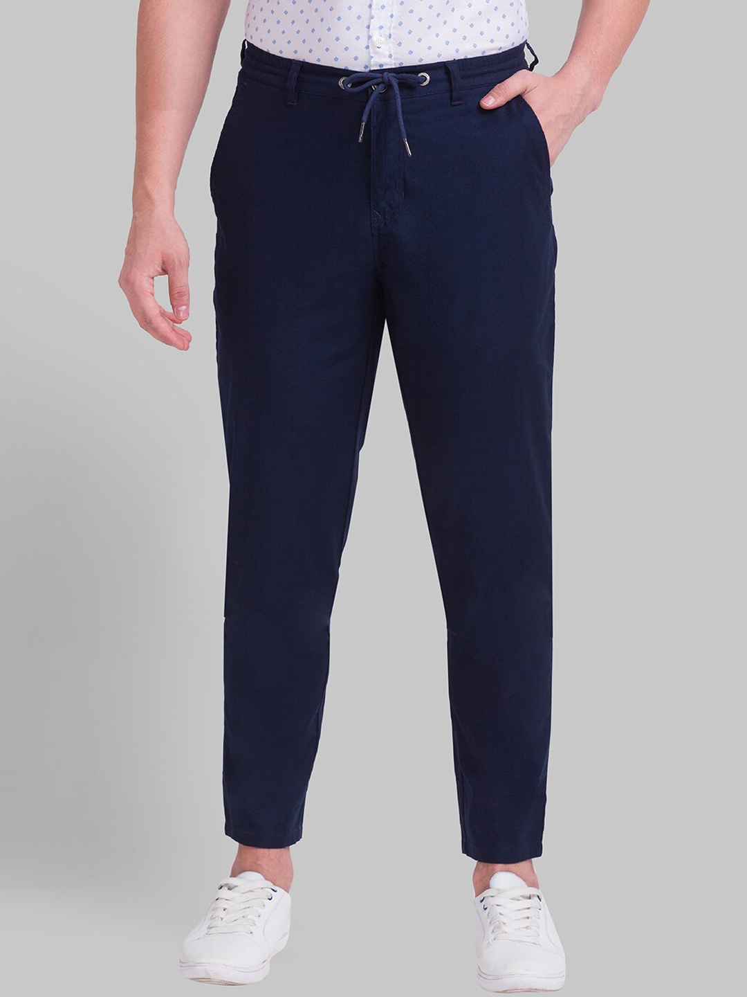 

Parx Men Blue Regular Fit Trouser