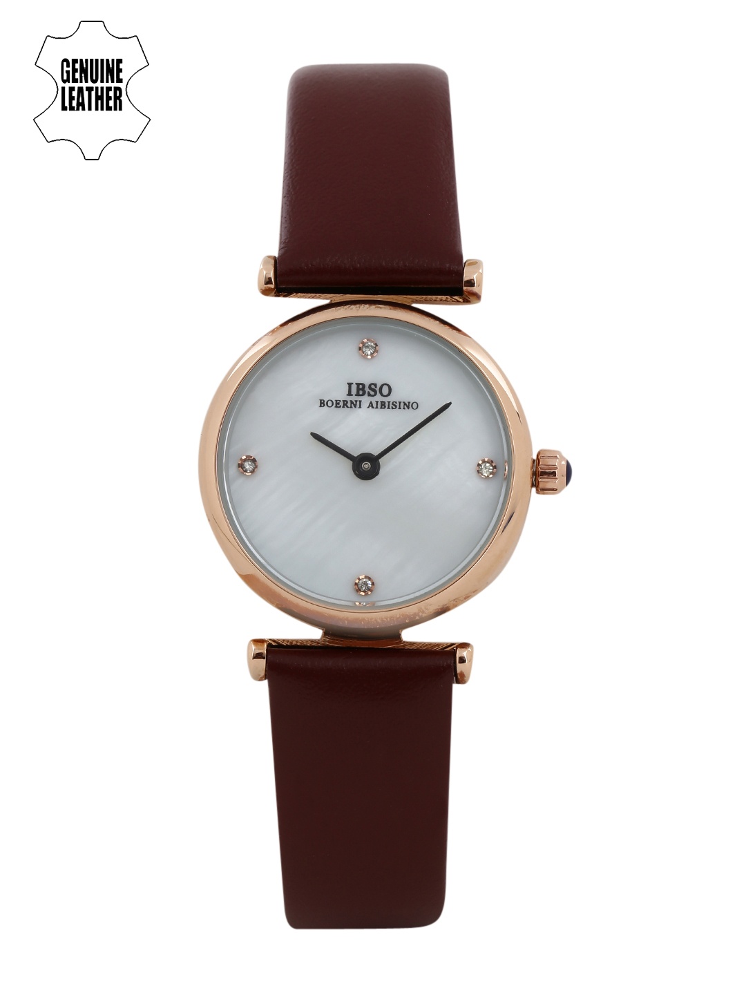 

IBSO Women White Analogue Watch B2201LGM