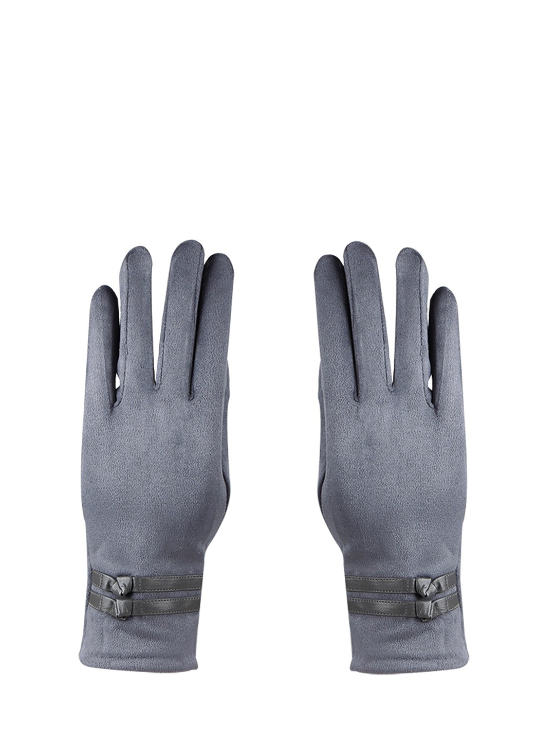 

Bonjour Women Grey Winter Gloves