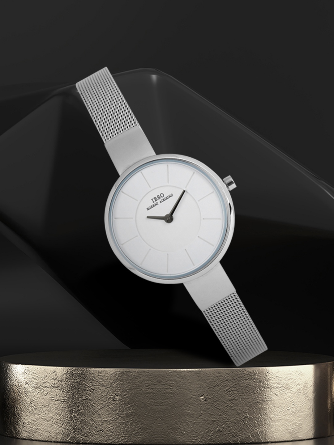 

IBSO Women White Analogue Watch B2249MWH