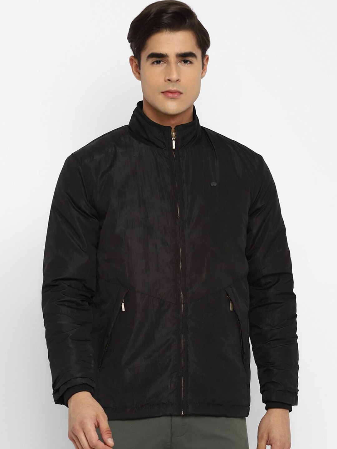 

Red Chief Men Black Camouflage Lightweight Padded Jacket