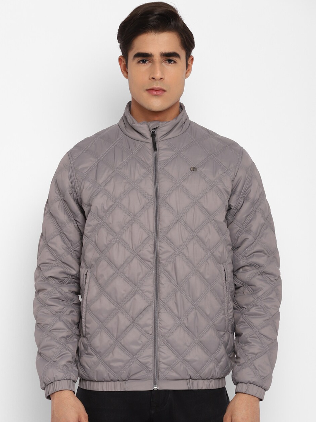 

Red Chief Men Grey Lightweight Quilted Jacket