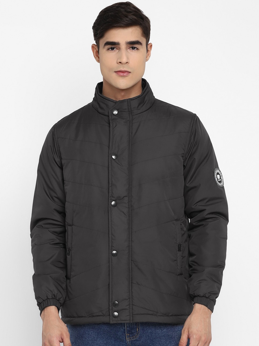 

Red Chief Men Grey Lightweight Padded Jacket