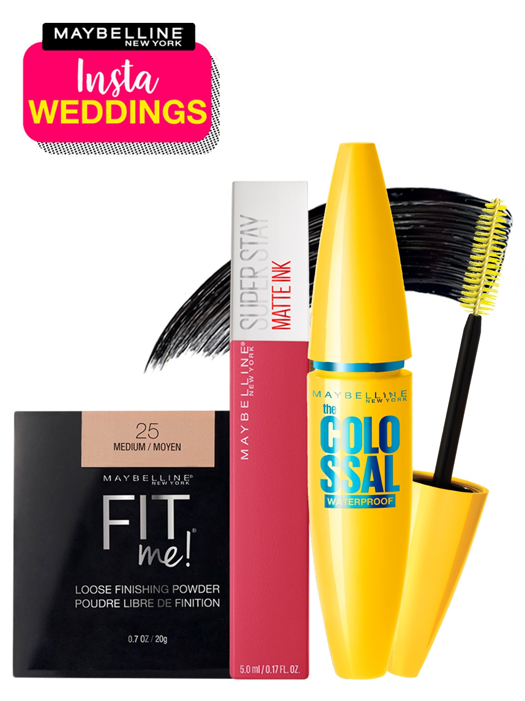 

Maybelline New York Instaweddings Hustler Haldi Makeup Combo, Beige