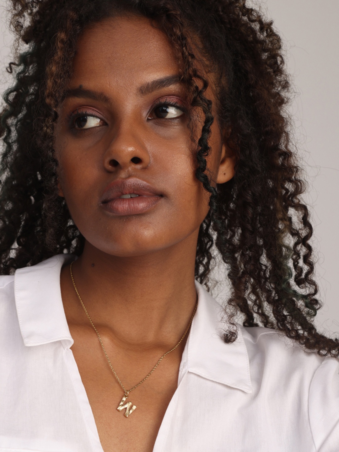 

PALMONAS Gold-Toned Gold-Plated Necklace