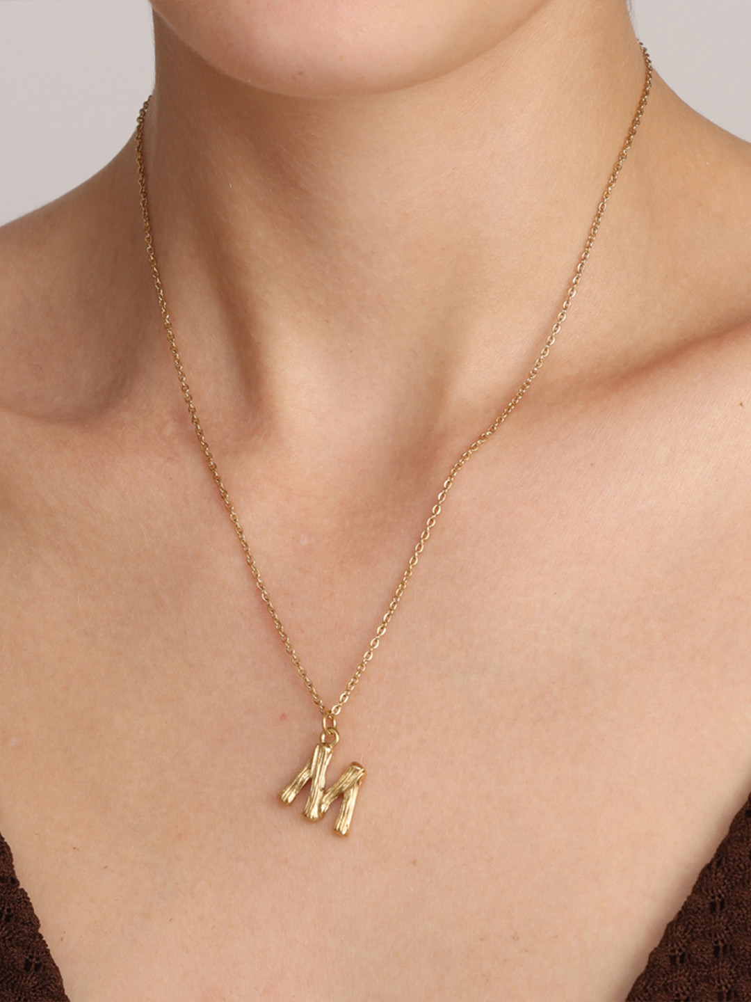 

PALMONAS Gold-Toned Gold-Plated Necklace
