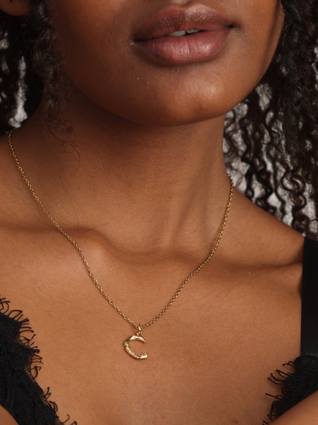 

PALMONAS Gold-Toned Gold-Plated Necklace