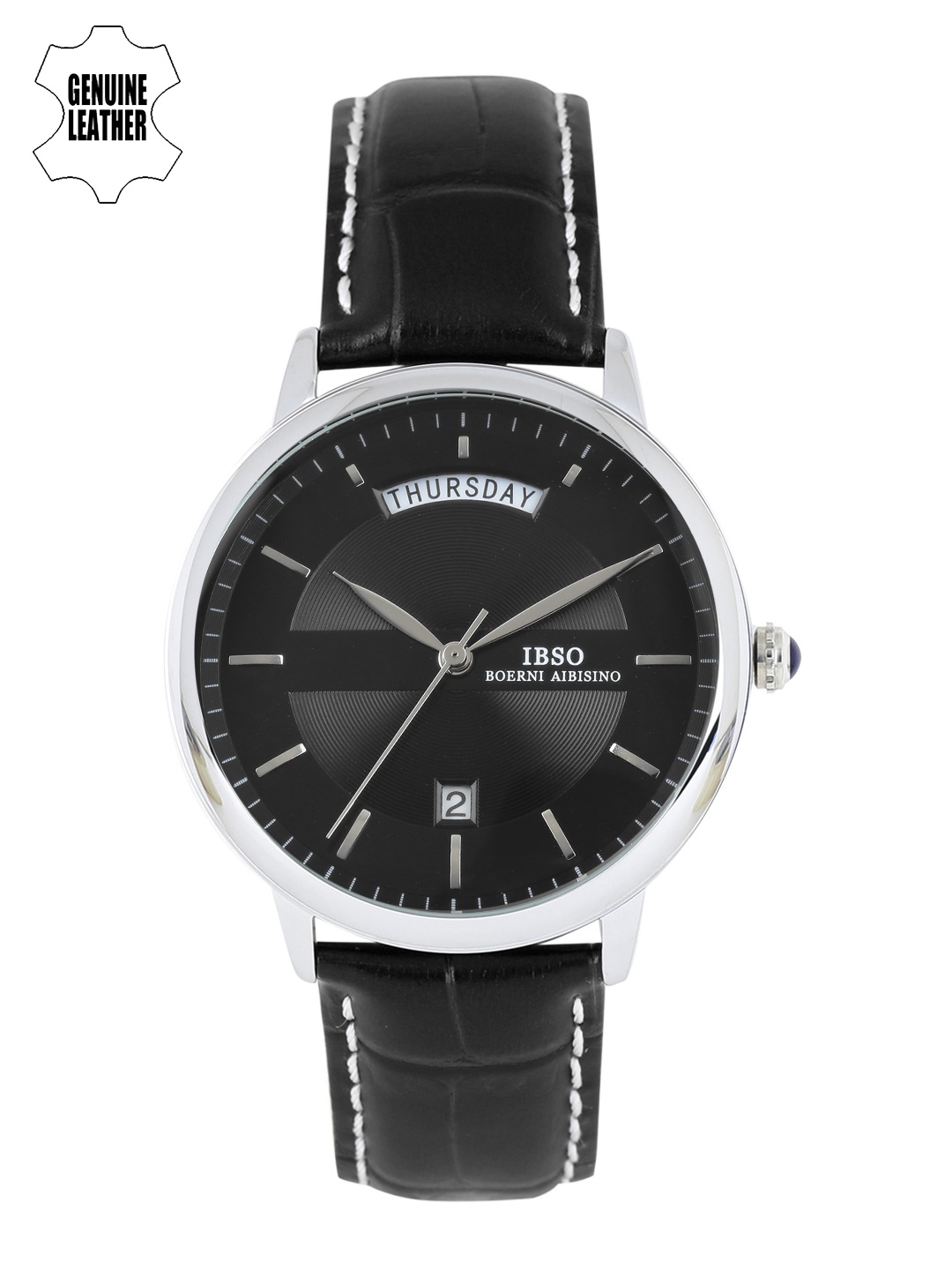 

IBSO Men Black Analogue Watch S3978GBK