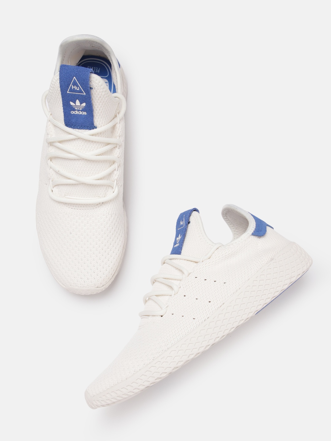 

ADIDAS Originals Men Woven Design PW Tennis HU Sneakers, White