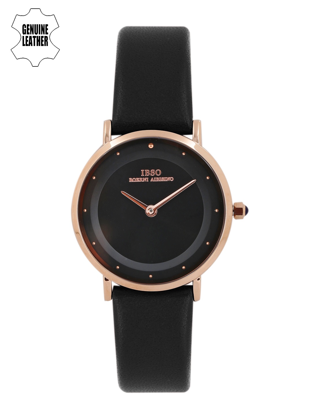 

IBSO Women Black Analogue Watch S8160LCBK