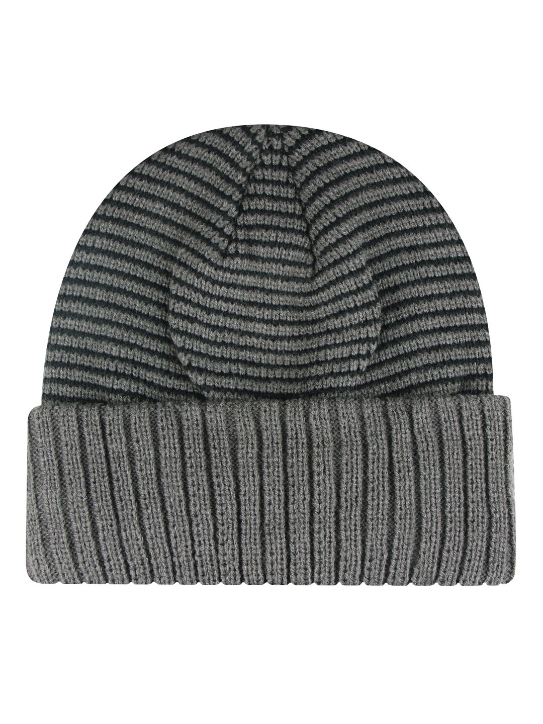 

Bonjour Men Grey & Black Beanie