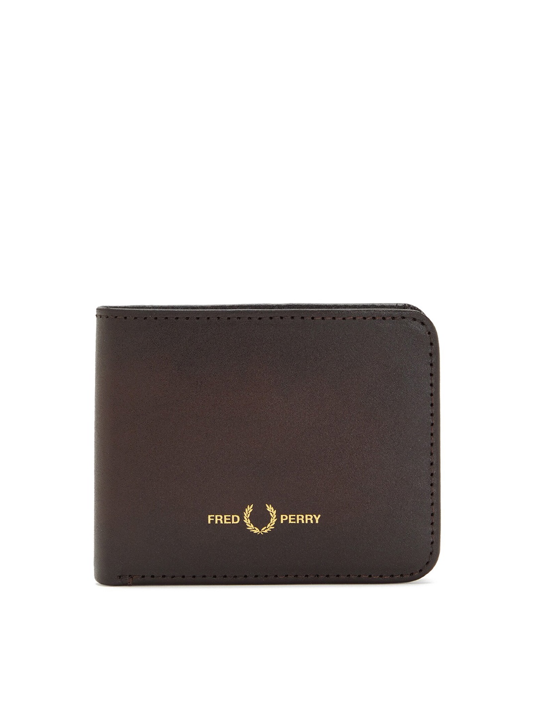 

Fred Perry Men Brown Leather Card Holder
