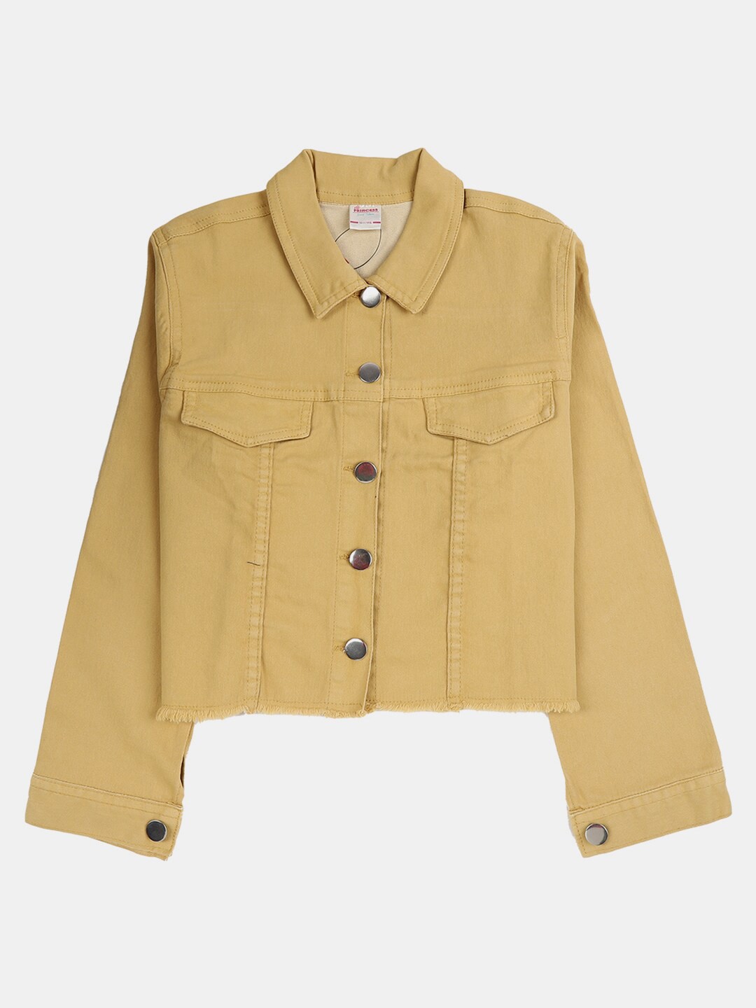 

V-Mart Denim Shirt Style Top, Yellow