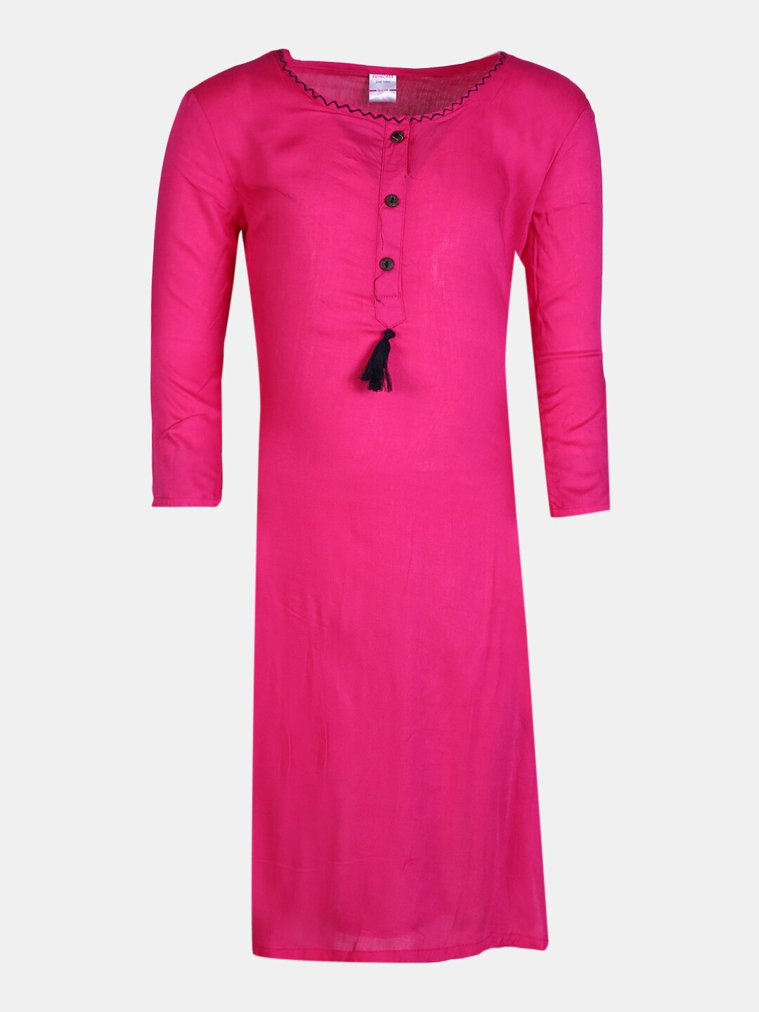 

V-Mart Fuchsia Chiffon Maxi Longline Top