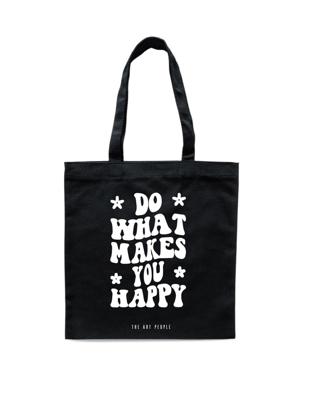 

The Art People Black Printed Shopper Tote Bag
