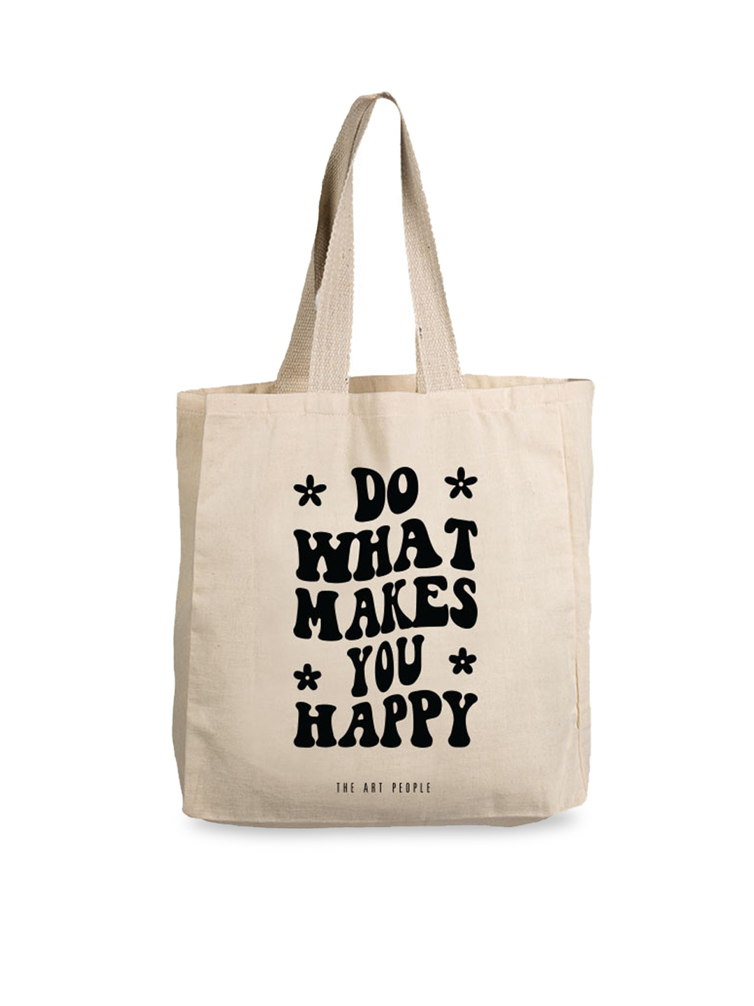 

The Art People Off White Printed Shopper Tote Bag