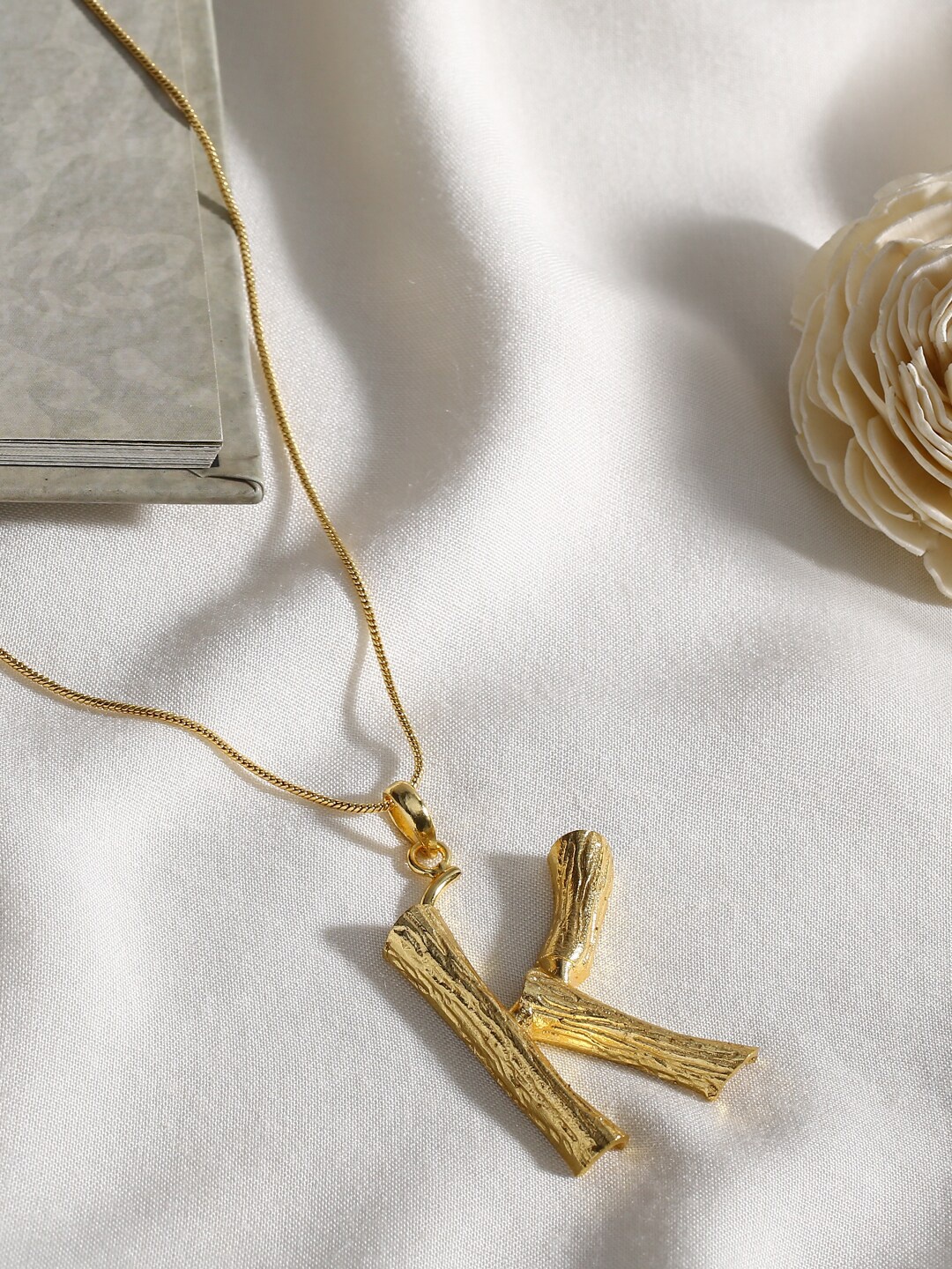 

Ikram Brass Gold-Plated Necklace