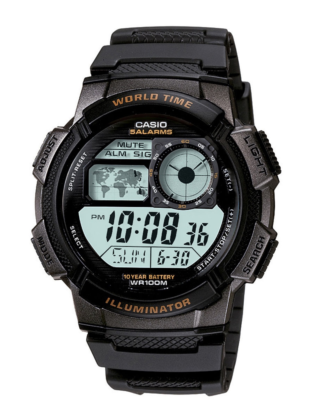 

Casio Youth Digital Men Black Digital watch D080 AE-1000W-1AVDF