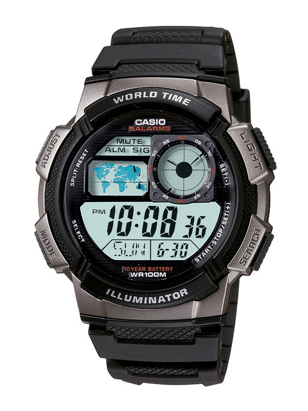 

Casio Youth Digital Men Black Analogue watch D081 AE-1000W-1BVDF