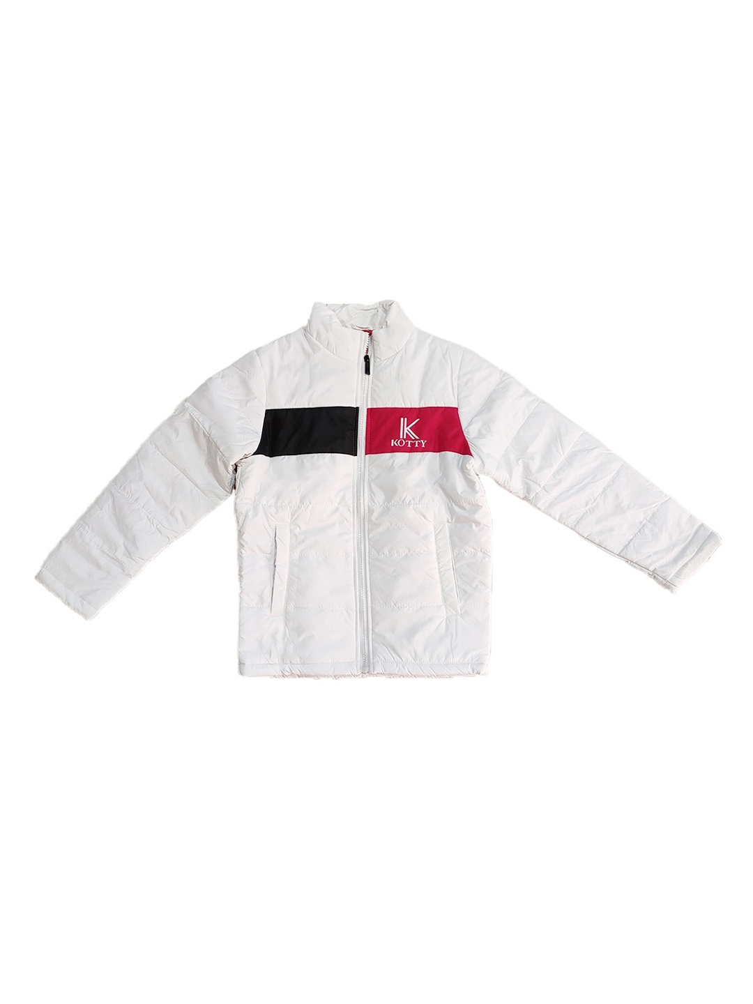 

Kotty Boys White Colourblocked Outdoor Tailored Jacket