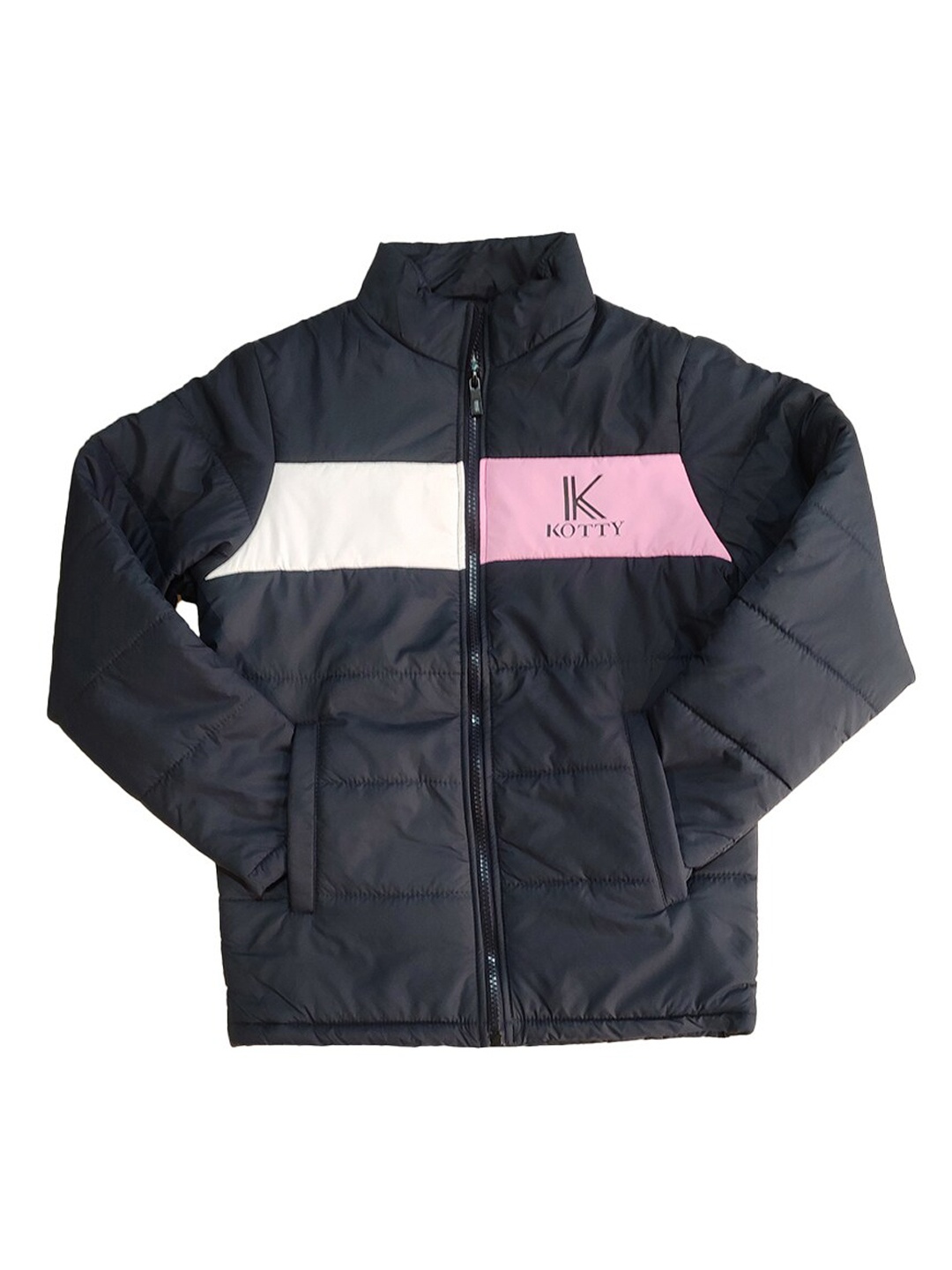 

Kotty Boys Colourblocked Outdoor Padded Jacket, Black