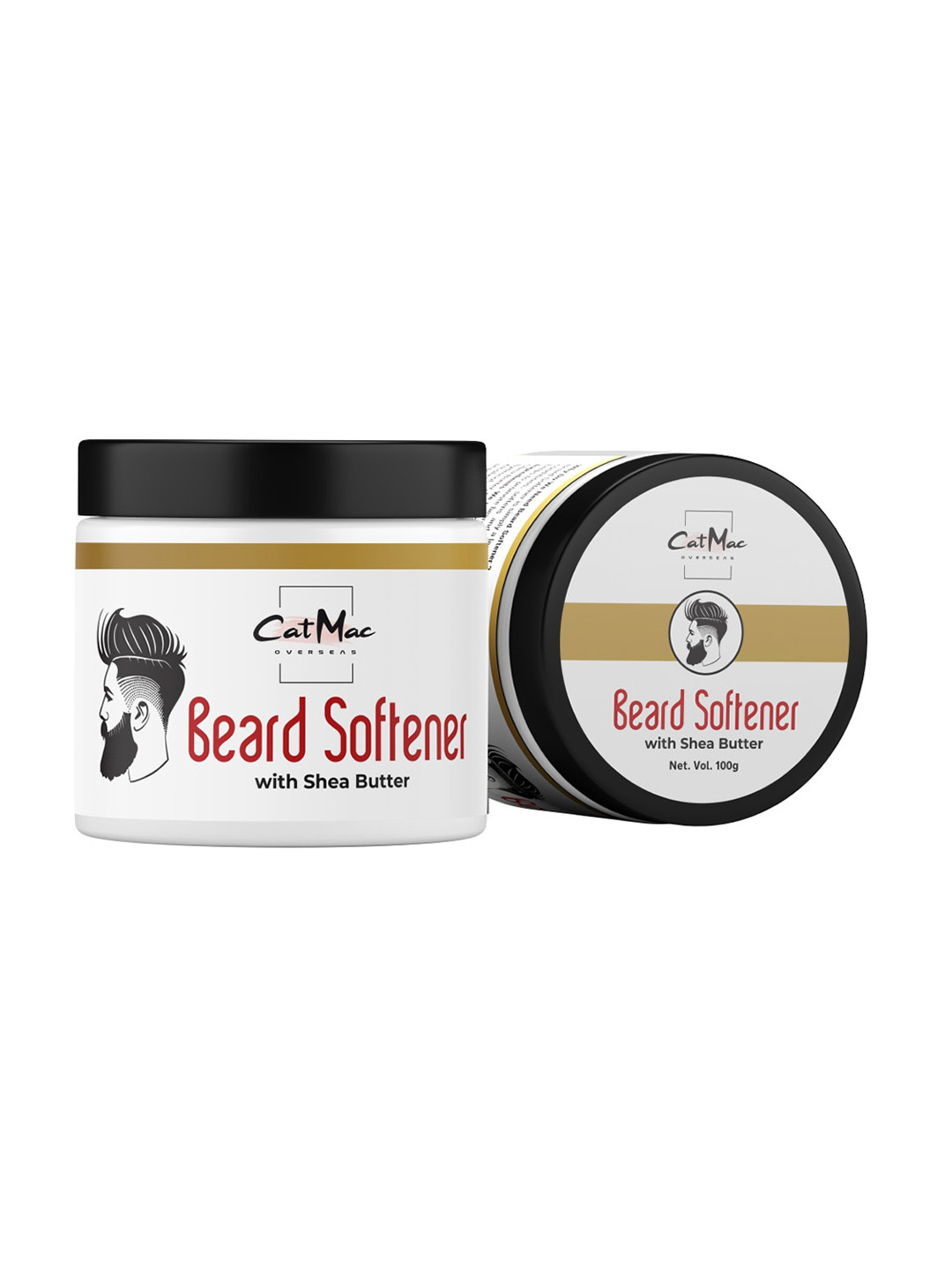 

CatMac Men Beard Softener with Shea Butter & Argan Oil - 100g, White