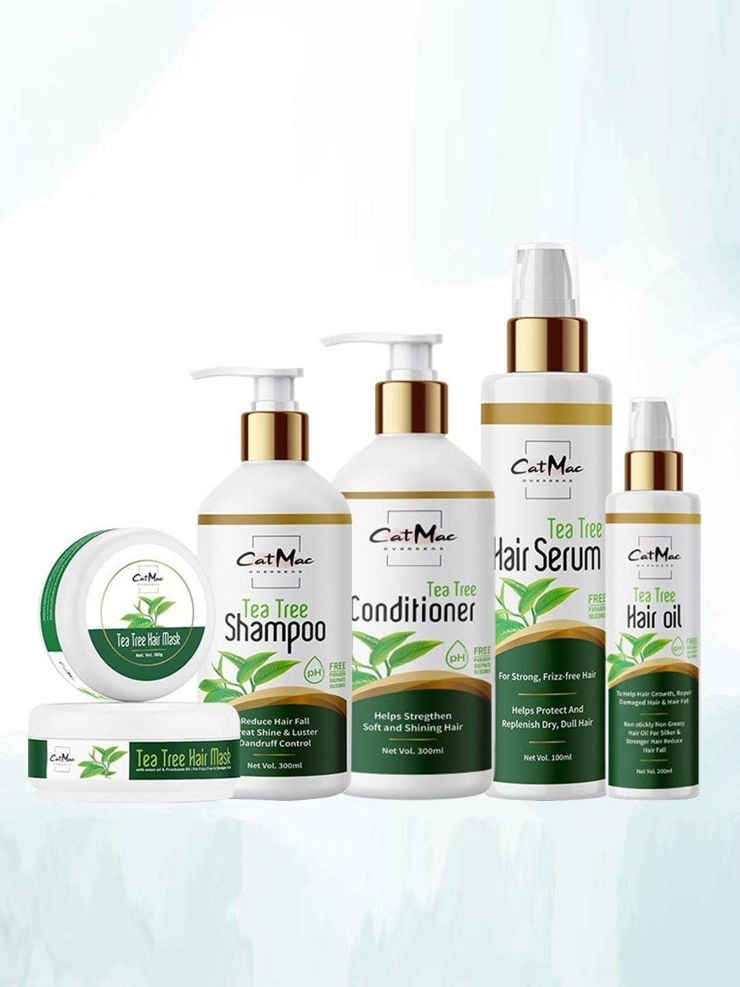 

CatMac Tea Tree Hair Combo, Green