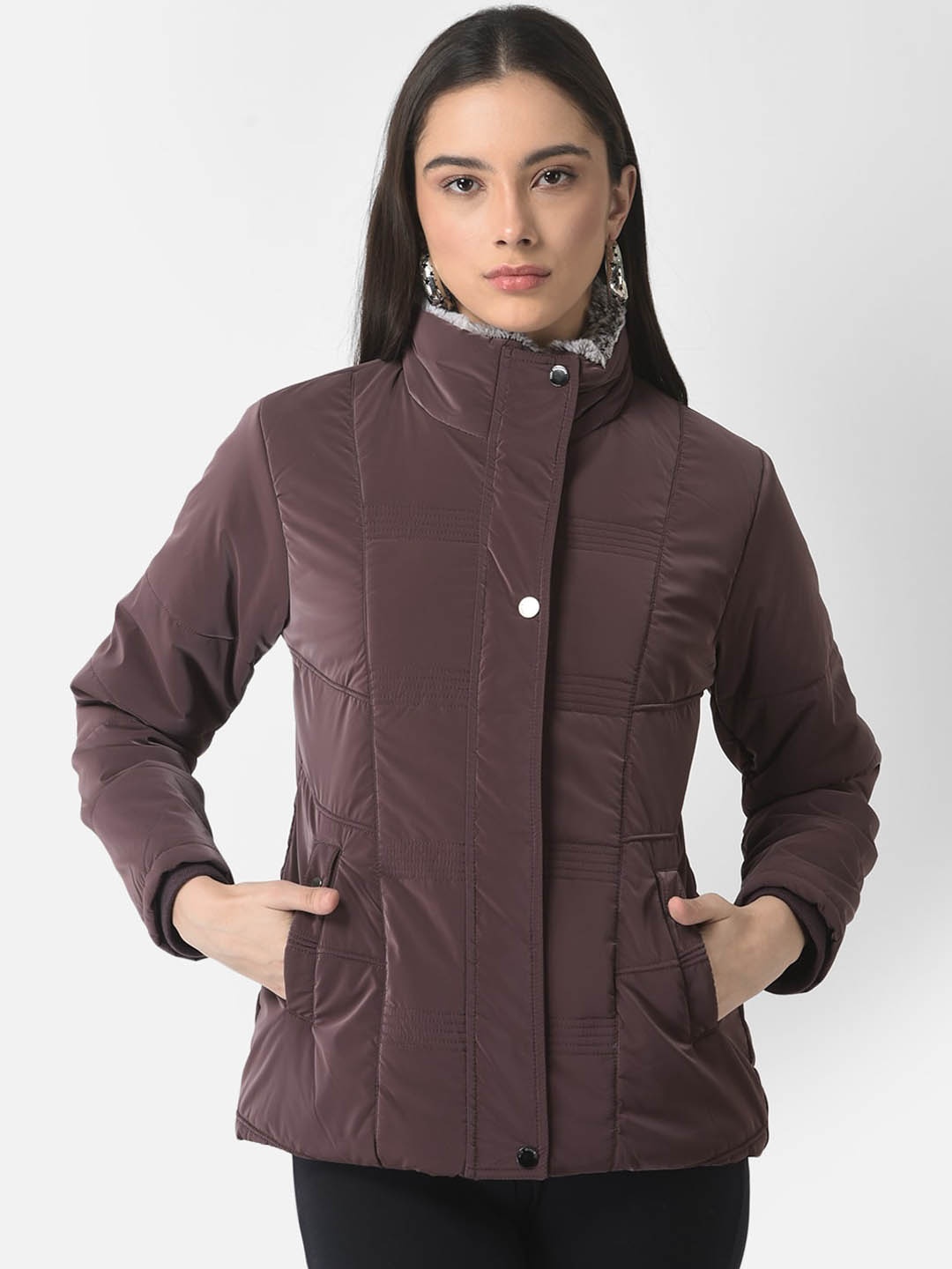

Crimsoune Club Women Coffee Brown Insulator Padded Jacket