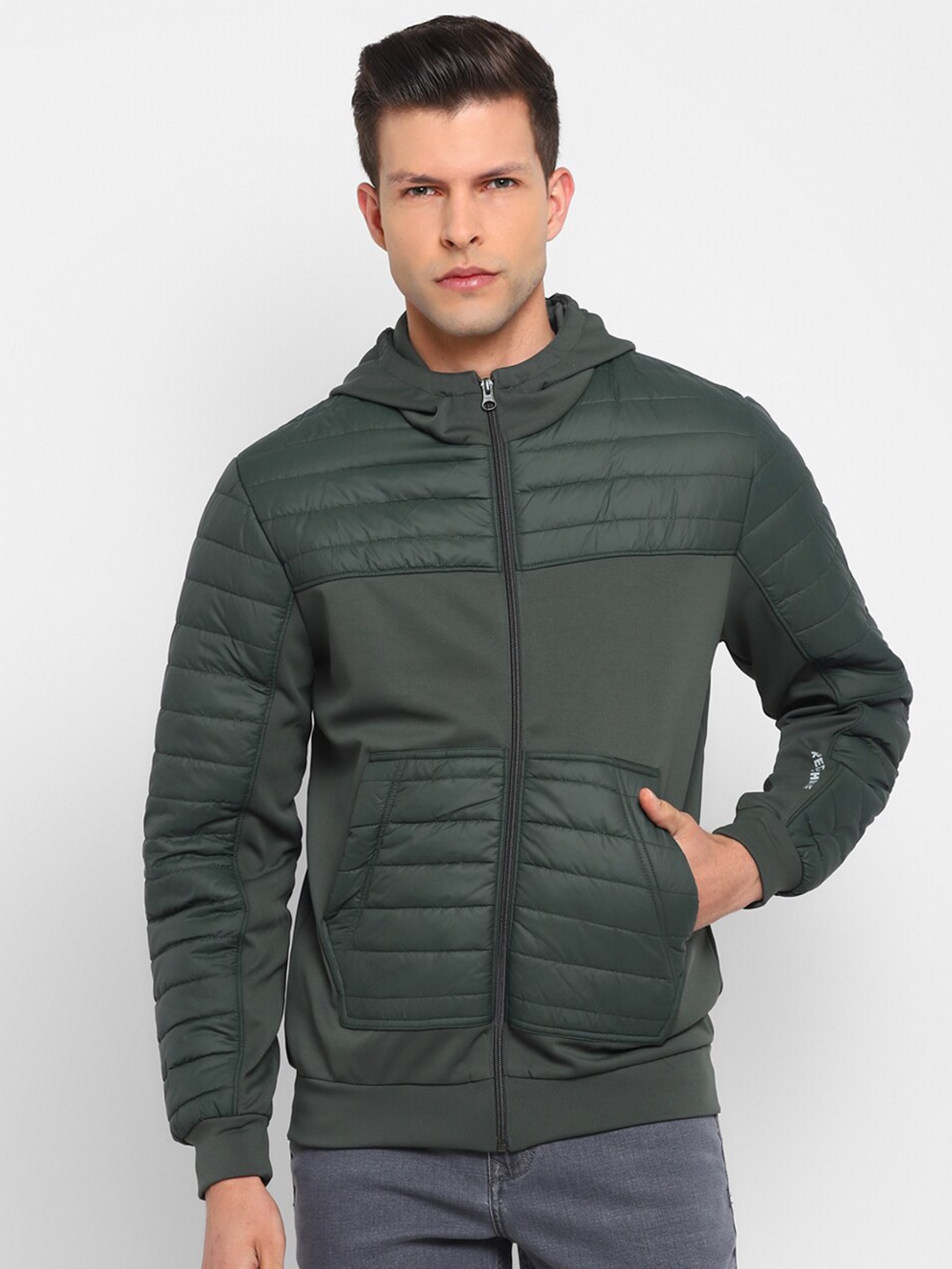 

Red Chief Hooded Front-Open Sweatshirt, Olive