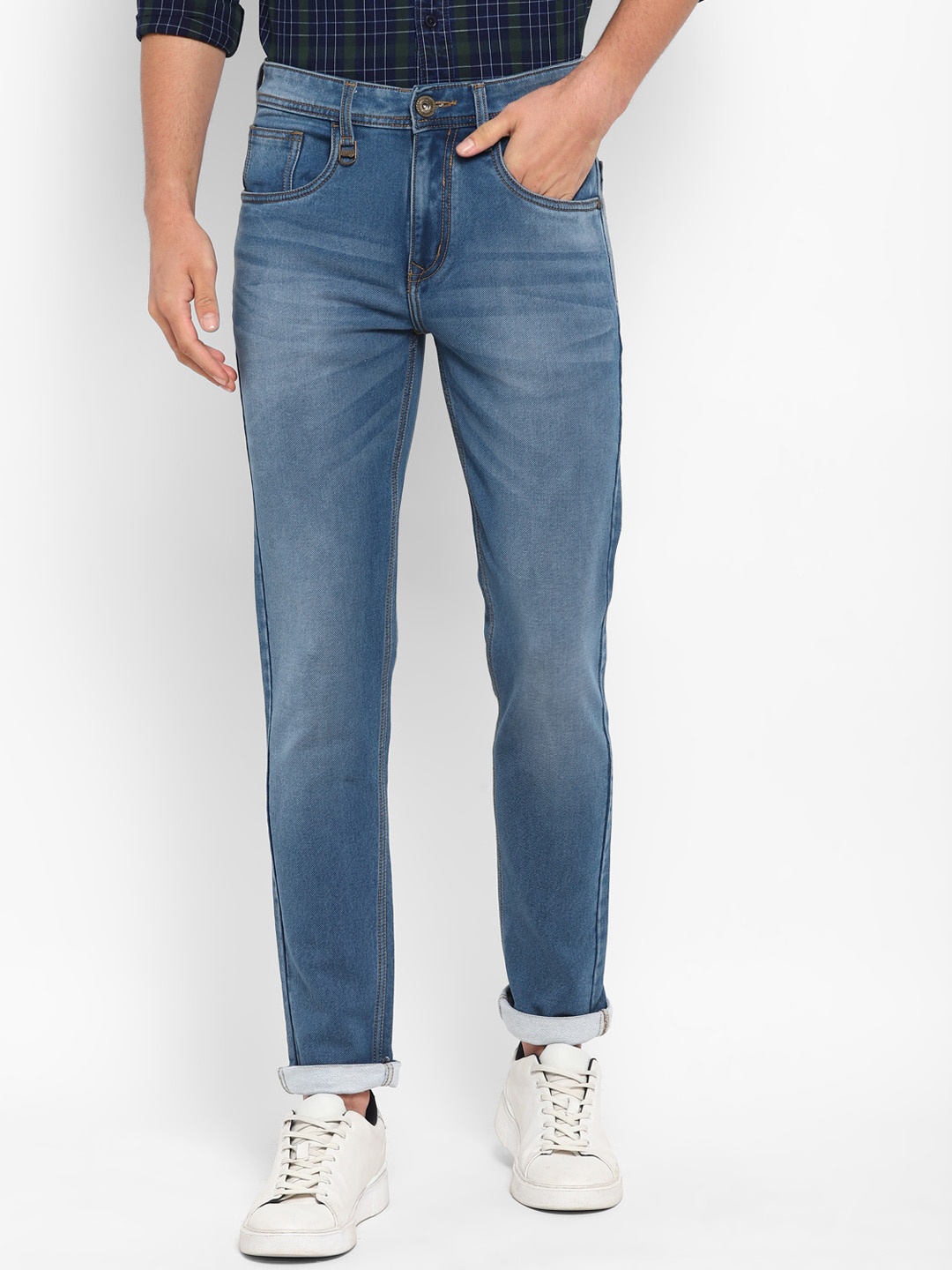 

Red Chief Men Blue Slim Fit Heavy Fade Jeans